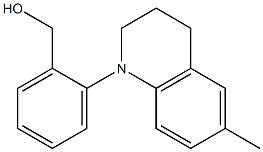 [2-(6-methyl-1,2,3,4-tetrahydroquinolin-1-yl)phenyl]methanol Struktur