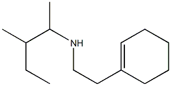 [2-(cyclohex-1-en-1-yl)ethyl](3-methylpentan-2-yl)amine Struktur