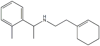 [2-(cyclohex-1-en-1-yl)ethyl][1-(2-methylphenyl)ethyl]amine Struktur