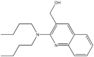 [2-(dibutylamino)quinolin-3-yl]methanol Struktur