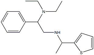 [2-(diethylamino)-2-phenylethyl][1-(thiophen-2-yl)ethyl]amine Struktur