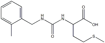 2-({[(2-methylbenzyl)amino]carbonyl}amino)-4-(methylthio)butanoic acid Struktur