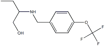 2-({[4-(trifluoromethoxy)phenyl]methyl}amino)butan-1-ol Struktur