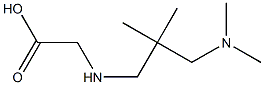 2-({2-[(dimethylamino)methyl]-2-methylpropyl}amino)acetic acid Struktur