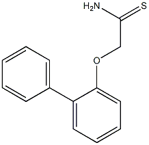 2-(1,1'-biphenyl-2-yloxy)ethanethioamide Struktur