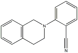 2-(1,2,3,4-tetrahydroisoquinolin-2-yl)benzonitrile Struktur