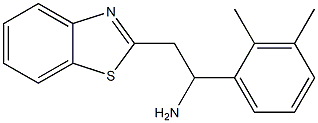 2-(1,3-benzothiazol-2-yl)-1-(2,3-dimethylphenyl)ethan-1-amine Struktur