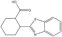 2-(1,3-benzothiazol-2-yl)cyclohexane-1-carboxylic acid Struktur