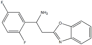 2-(1,3-benzoxazol-2-yl)-1-(2,5-difluorophenyl)ethan-1-amine Struktur