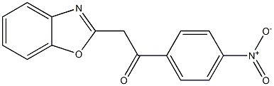 2-(1,3-benzoxazol-2-yl)-1-(4-nitrophenyl)ethan-1-one Struktur