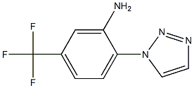 2-(1H-1,2,3-triazol-1-yl)-5-(trifluoromethyl)aniline Struktur