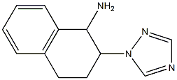 2-(1H-1,2,4-triazol-1-yl)-1,2,3,4-tetrahydronaphthalen-1-amine Struktur