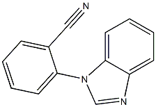 2-(1H-1,3-benzodiazol-1-yl)benzonitrile Struktur