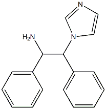 2-(1H-imidazol-1-yl)-1,2-diphenylethan-1-amine Struktur