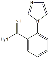 2-(1H-imidazol-1-yl)benzene-1-carboximidamide Struktur