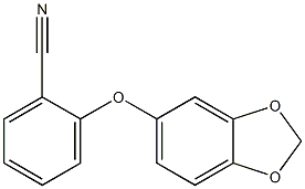 2-(2H-1,3-benzodioxol-5-yloxy)benzonitrile Struktur