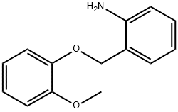 2-(2-methoxyphenoxymethyl)aniline Struktur