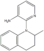 2-(2-methyl-1,2,3,4-tetrahydroquinolin-1-yl)pyridin-3-amine Struktur