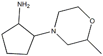 2-(2-methylmorpholin-4-yl)cyclopentanamine Struktur