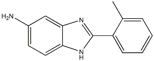 2-(2-methylphenyl)-1H-benzimidazol-5-amine Struktur