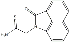 2-(2-oxobenzo[cd]indol-1(2H)-yl)ethanethioamide Struktur