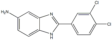 2-(3,4-dichlorophenyl)-1H-1,3-benzodiazol-5-amine Struktur