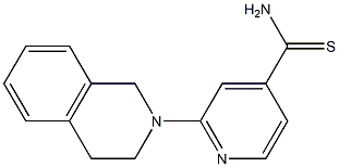 2-(3,4-dihydroisoquinolin-2(1H)-yl)pyridine-4-carbothioamide Struktur