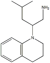 2-(3,4-dihydroquinolin-1(2H)-yl)-4-methylpentan-1-amine Struktur