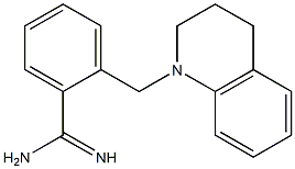 2-(3,4-dihydroquinolin-1(2H)-ylmethyl)benzenecarboximidamide Struktur