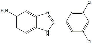 2-(3,5-dichlorophenyl)-1H-1,3-benzodiazol-5-amine Struktur