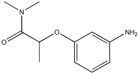 2-(3-aminophenoxy)-N,N-dimethylpropanamide Struktur