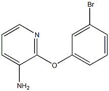 2-(3-bromophenoxy)pyridin-3-amine Struktur