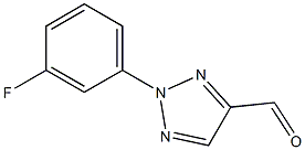 2-(3-fluorophenyl)-2H-1,2,3-triazole-4-carbaldehyde Struktur