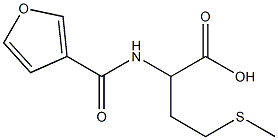 2-(3-furoylamino)-4-(methylthio)butanoic acid Struktur