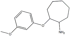 2-(3-methoxyphenoxy)cycloheptanamine Struktur