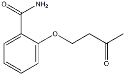 2-(3-oxobutoxy)benzamide Struktur