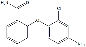 2-(4-amino-2-chlorophenoxy)benzamide Struktur