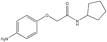 2-(4-aminophenoxy)-N-cyclopentylacetamide Struktur