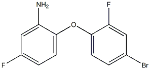 2-(4-bromo-2-fluorophenoxy)-5-fluoroaniline Struktur