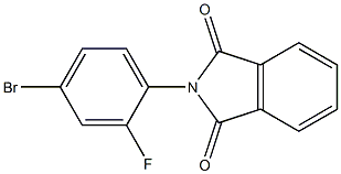 2-(4-bromo-2-fluorophenyl)-1H-isoindole-1,3(2H)-dione Struktur