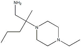 2-(4-ethylpiperazin-1-yl)-2-methylpentan-1-amine Struktur