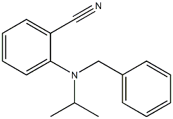 2-[benzyl(propan-2-yl)amino]benzonitrile Struktur