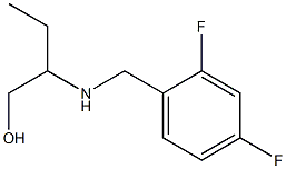 2-{[(2,4-difluorophenyl)methyl]amino}butan-1-ol Struktur