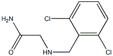 2-{[(2,6-dichlorophenyl)methyl]amino}acetamide Struktur