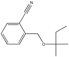 2-{[(2-methylbutan-2-yl)oxy]methyl}benzonitrile Struktur