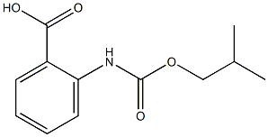 2-{[(2-methylpropoxy)carbonyl]amino}benzoic acid Struktur