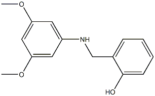 2-{[(3,5-dimethoxyphenyl)amino]methyl}phenol Struktur