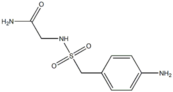 2-{[(4-aminophenyl)methane]sulfonamido}acetamide Struktur