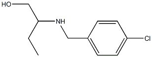 2-{[(4-chlorophenyl)methyl]amino}butan-1-ol Struktur