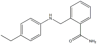 2-{[(4-ethylphenyl)amino]methyl}benzamide Struktur